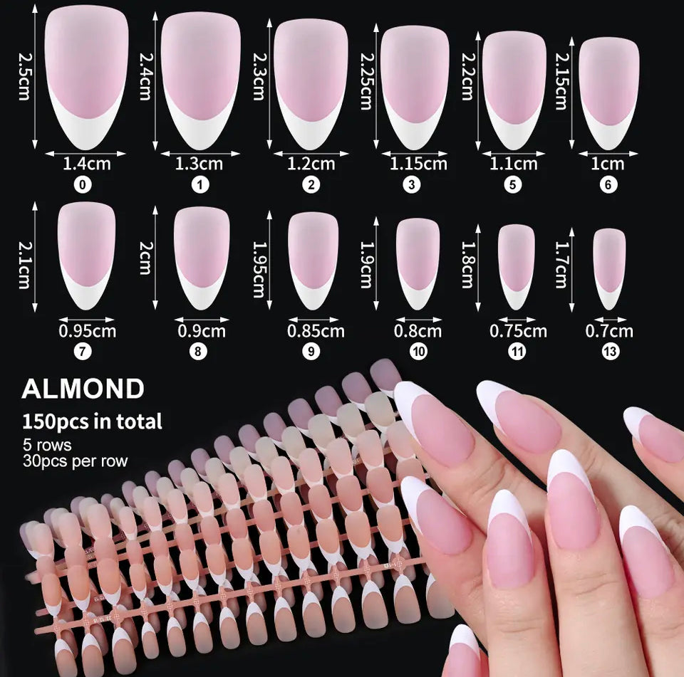 Preshaped No-Trace Soft Gel Tips - 30pc Set