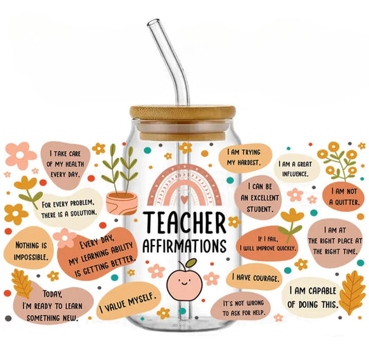 Teacher Affirmations DTF Sticker