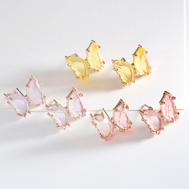 Transparent Butterfly Earrings