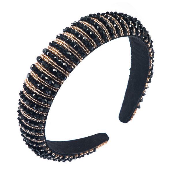 Crystal Embellished Padded Headband