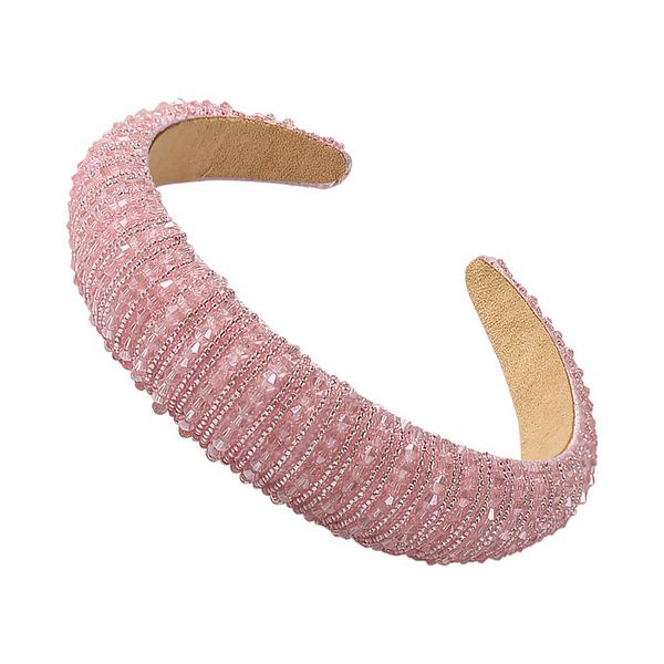Crystal Embellished Padded Headband