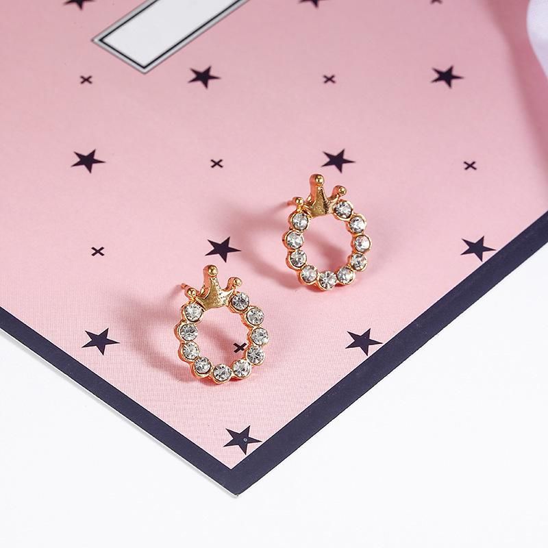 Crown Stud Earrings