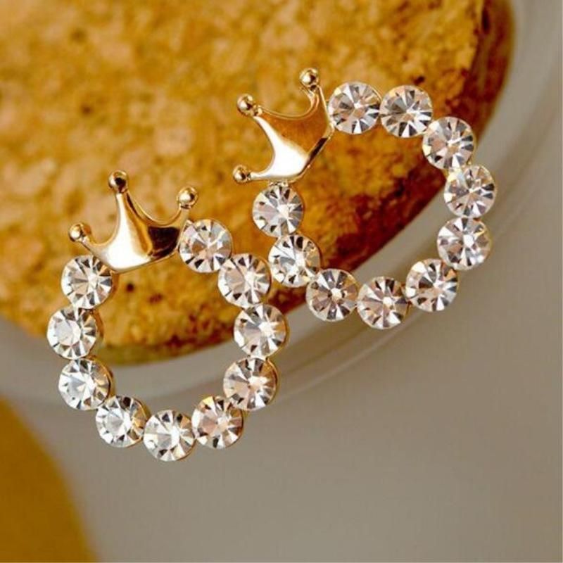 Crown Stud Earrings