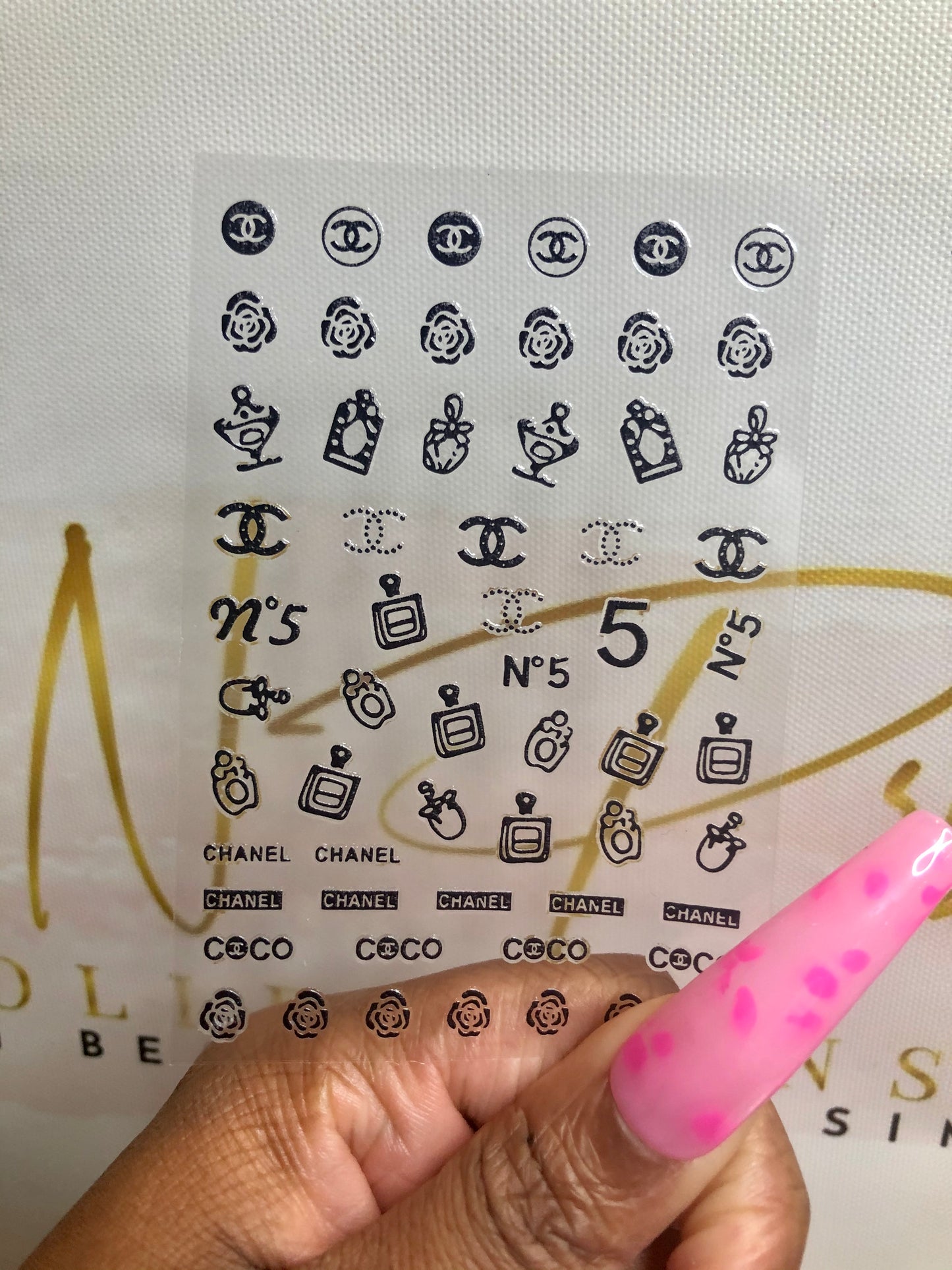 Coco nail stickers